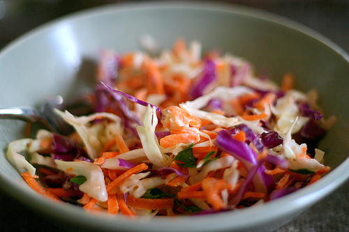 This is a coleslaw photo from Smitten Kitchen - with a link to a recipe and article!
